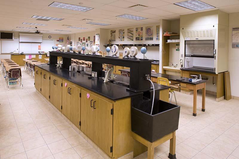 Interior photo of Astronaut High School Science Classroom and Lab